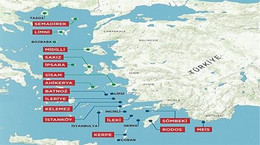 Amerika Yunan adalarını silah yığınağına çevirdi